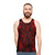 Vibrant watercolor and tie dye unisex tank top - men