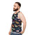 Colorful unisex tank top with nudibranch sea slug design - men side