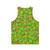 Carcassonne-inspired unisex tank top with board game graphics - Back