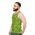 Carcassonne-inspired unisex tank top with board game graphics - men side