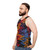 Retro pattern unisex basketball tank top - men side