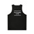 Note The Future CPA Unisex Tank Top - Back