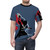 Powerful silhouette design of the God of Thunder Thor on a high-quality t-shirt - men front
