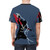 Powerful silhouette design of the God of Thunder Thor on a high-quality t-shirt - men back