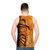 Unisex tank top in camouflage design for outdoor activities - men back