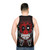 Candy Pool Unisex Tank Top with Sugar Skull Design - men back