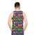 Candy Crush Themed Unisex Tank Top - men back