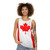 Canada flag unisex athletic tank top - women