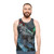 Unisex fantasy wolf design tank top - men