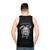 Unisex rock music tank top - men back