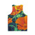 Unisex tank top featuring a design of vibrant California poppies - Back