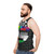 "No Signal" Unisex Tank Top with Retro Television Graphic - men side