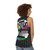 "No Signal" Unisex Tank Top with Retro Television Graphic - women back