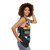"No Signal" Unisex Tank Top with Retro Television Graphic - women side