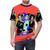 Colorful AOP t-shirt featuring a retro-style banana design with 80s pop art influences - men front