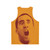 Nicolas Cage Unisex Tank Top featuring pop art design - Back