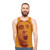 Nicolas Cage Unisex Tank Top featuring pop art design - men