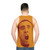 Nicolas Cage Unisex Tank Top featuring pop art design - men back