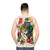 Unisex tank top featuring abstract art by Wassily Kandinsky - men back