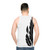 Hawkmoon Unisex Tank Top with Destiny 2 Inspired Feather Design - men back