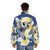 Muffins Puffer Jacket with Pegasus and My Little Pony Imagery - men back