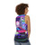 Nissan Skyline GTR R34 Vaporwave Unisex Tank Top - women back