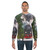 Vintage steam train graphic on a cozy sweatshirt for train lovers - men