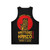 Hattori Hanzo unisex tank top with samurai-inspired design - Back