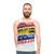 Nissan GTR unisex tank top with automotive history design - men