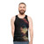 Unisex tank top with abstract art and lyrical design - men