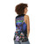 Retro Teenage Mutant Ninja Turtles Mashup Unisex Tank Top - women back