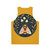 Gold bees unisex tank top - Back