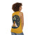 Gold bees unisex tank top - women back