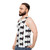 Ninja Llama Unisex Tank Top - men side