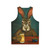Funny bunny hopping tank top - Back