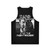 Unisex Nightrider tank top in post-apocalyptic fashion - Back