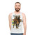 Unisex tank top with bull rider rodeo quotes art design - men