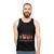 Bulgarian folk art inspired unisex tank top with floral graphic design - men