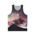 Surreal night unisex galaxy tank top