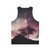 Surreal night unisex galaxy tank top - Back