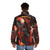 The Dead Three Mural Puffer Jacket with Baldur's Gate 3 and D&D inspired design - men back