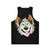Happy Wolf Unisex Cartoon Tank Top - Back