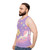 Aesthetic Star Purple Sky Unisex Tank Top - men side