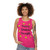 Unisex tank top with 'Shadow Thoughts' motivational design - women