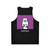 Unisex "Bucketman" superhero graphic tank top - Back