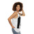Unisex tank top with manga art featuring Nicolas Brown - women side