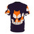 Colorful graphic tee featuring a playful "Oh For Fox Sake" pun design with a cute cartoon fox illustration - Back