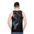Unisex rap music hip hop tank top - men back