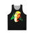 Nicholas Cage Unisex Tank Top with Creepy Smile