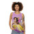 Vaporwave Nicholas Cage Banana Unisex Tank Top - women